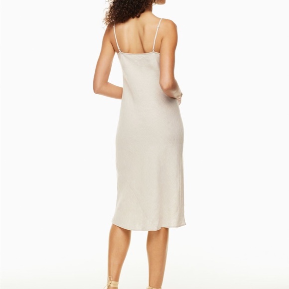 NWT Aritzia linen “Only linen slip midi dress” - spaghetti straps - Picture 3 of 16